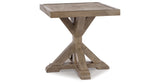 Beachcroft Beige Outdoor End Table from Ashley - Luna Furniture