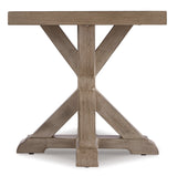 Beachcroft Beige Outdoor End Table from Ashley - Luna Furniture