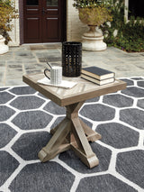 Beachcroft Beige Outdoor End Table from Ashley - Luna Furniture