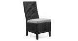 Beachcroft Outdoor Dining Table and 6 Chairs in Black/Light Gray from Ashley Furniture - Luna Furniture
