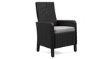 Beachcroft Outdoor Dining Table and 6 Chairs in Black/Light Gray from Ashley Furniture - Luna Furniture