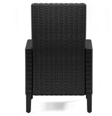 Beachcroft Outdoor Dining Table and 6 Chairs in Black/Light Gray from Ashley Furniture - Luna Furniture