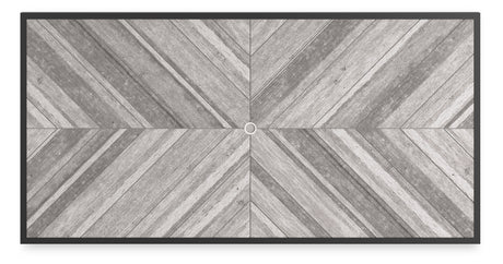 Beachcroft Outdoor Dining Table and 4 Chairs in Black/Light Gray from Ashley - Luna Furniture