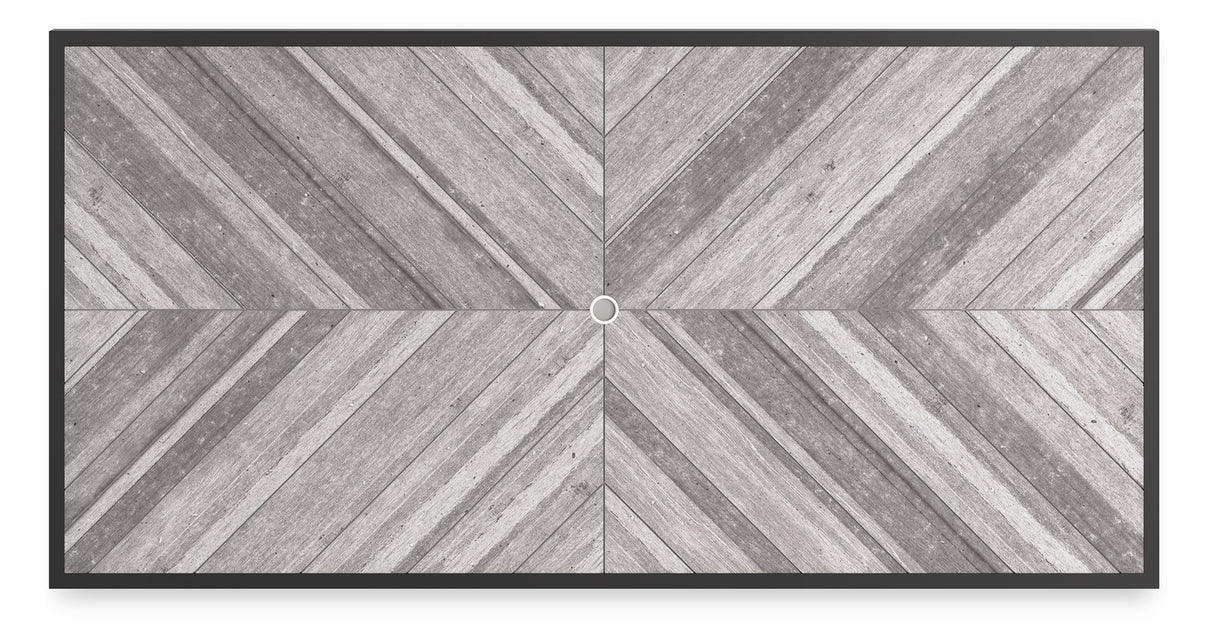 Beachcroft Outdoor Dining Table and 6 Chairs in Black/Light Gray from Ashley - Luna Furniture