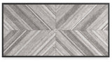 Beachcroft Outdoor Dining Table and 6 Chairs in Black/Light Gray from Ashley Furniture - Luna Furniture