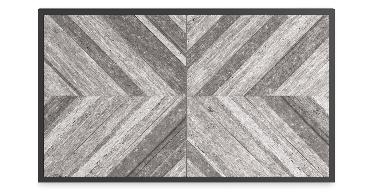 Beachcroft Black/Light Gray Outdoor Coffee Table from Ashley - Luna Furniture