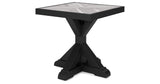 Beachcroft Black/Light Gray Outdoor End Table from Ashley - Luna Furniture