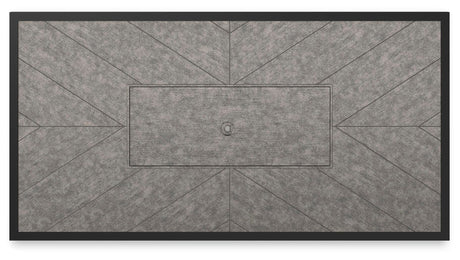 Beachcroft Black/Light Gray Outdoor Fire Pit Table from Ashley - Luna Furniture