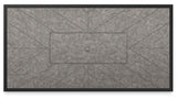 Beachcroft Black/Light Gray 3-Piece Outdoor Sectional with Fire Pit Table from Ashley Furniture - Luna Furniture