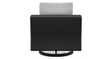 Beachcroft Outdoor Sofa with 2 Lounge Chairs in Black/Light Gray from Ashley - Luna Furniture