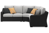 Beachcroft Black 3-Piece Outdoor Sectional from Ashley - Luna Furniture