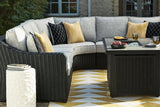 Beachcroft Black 3-Piece Outdoor Sectional from Ashley - Luna Furniture