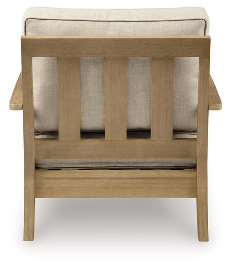 Clare View Beige Lounge Chair with Cushion from Ashley - Luna Furniture