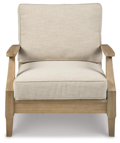 Clare View Beige Sofa and Loveseat with Cushion, 2 Lounge Chairs from Ashley - Luna Furniture
