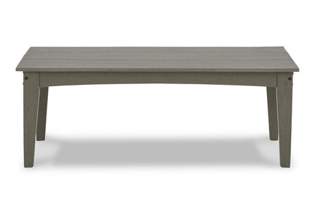 Visola Gray Outdoor Loveseat, 2 Lounge Chairs and Coffee Table from Ashley - Luna Furniture