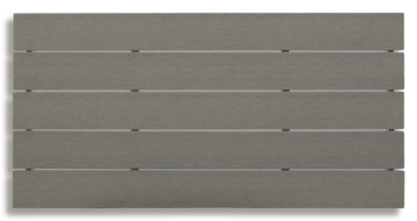 Visola Outdoor Sofa with Coffee Table in Gray from Ashley - Luna Furniture