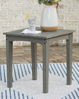 Visola Gray Outdoor End Table from Ashley - Luna Furniture