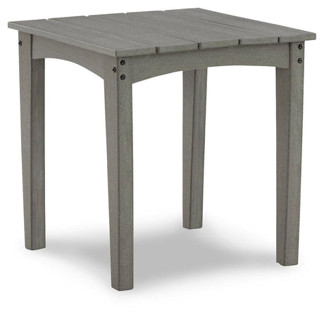 Visola Gray Outdoor End Table from Ashley Furniture - Luna Furniture