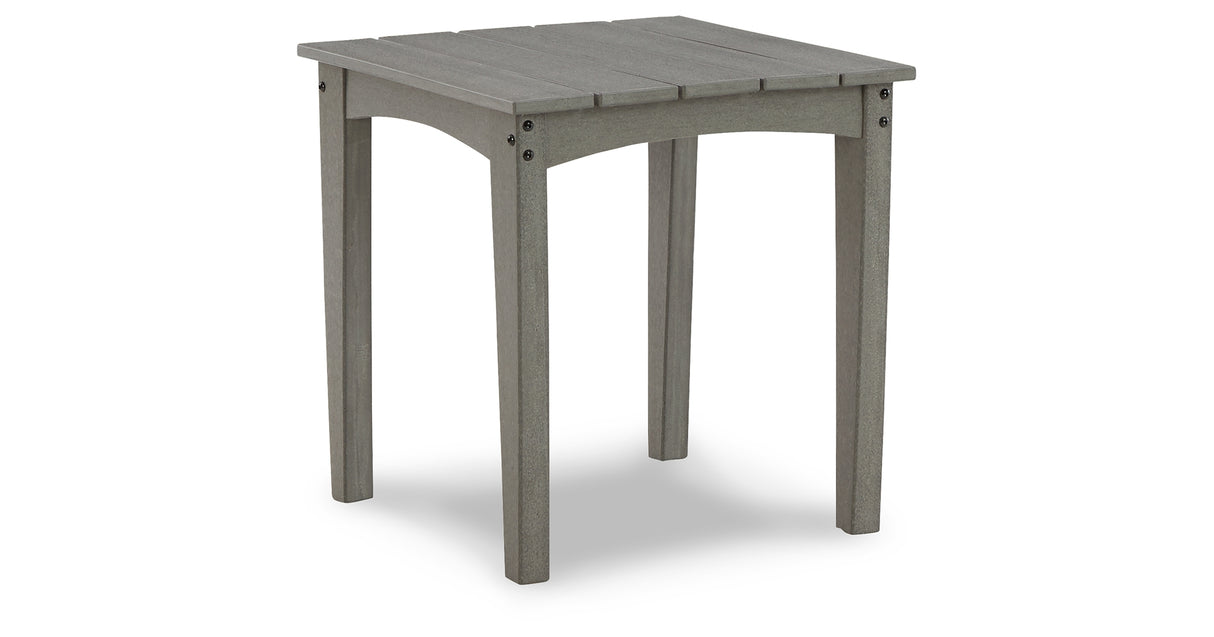 Visola Outdoor Coffee Table with 2 End Tables in Gray from Ashley Furniture - Luna Furniture
