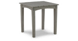 Visola Outdoor Coffee Table with 2 End Tables in Gray from Ashley Furniture - Luna Furniture