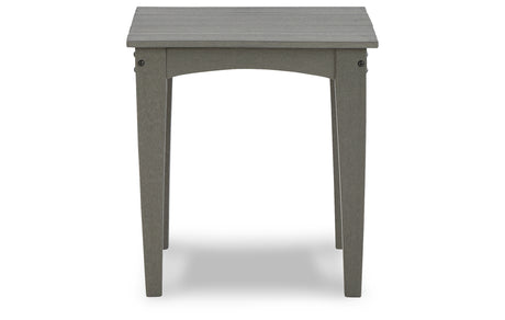 Visola Outdoor Coffee Table with 2 End Tables in Gray from Ashley Furniture - Luna Furniture