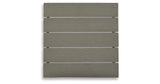 Visola Outdoor Coffee Table with 2 End Tables in Gray from Ashley Furniture - Luna Furniture