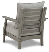 Visola Gray Lounge Chair with Cushion from Ashley - Luna Furniture