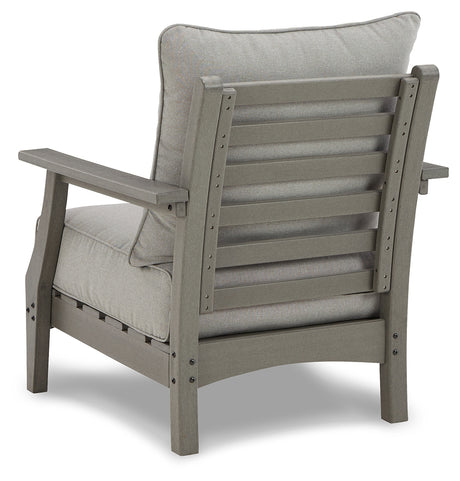 Visola Gray Lounge Chair with Cushion from Ashley Furniture - Luna Furniture