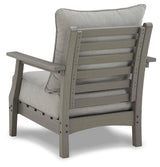 Visola Gray Lounge Chair with Cushion from Ashley - Luna Furniture