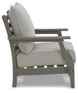 Visola Gray Lounge Chair with Cushion from Ashley - Luna Furniture