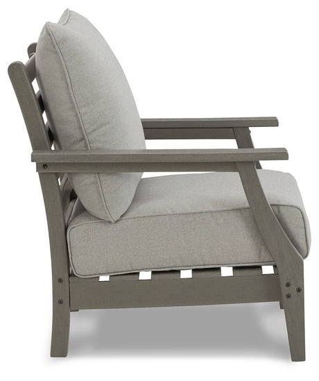 Visola Gray Lounge Chair with Cushion from Ashley Furniture - Luna Furniture