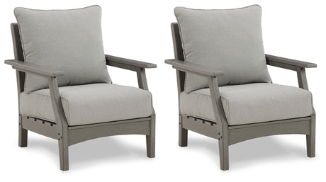 Visola Gray Lounge Chair with Cushion from Ashley Furniture - Luna Furniture