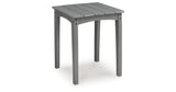 Cove Beach Gray Outdoor End Table from Ashley Furniture - Luna Furniture