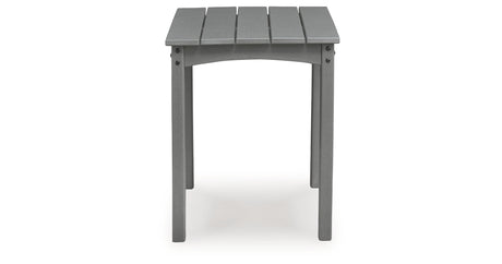 Cove Beach Gray Outdoor End Table from Ashley - Luna Furniture