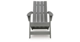 Cove Beach Gray Adirondack Chair from Ashley - Luna Furniture