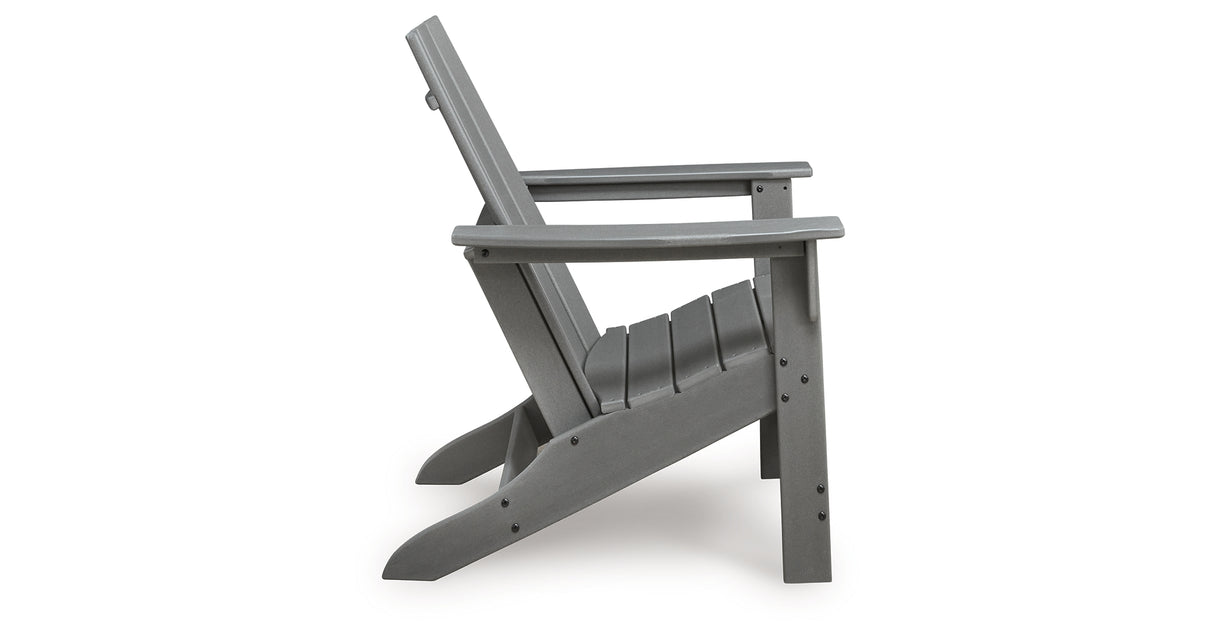 Cove Beach Gray Adirondack Chair from Ashley - Luna Furniture