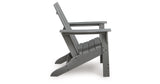 Cove Beach Gray Adirondack Chair from Ashley - Luna Furniture