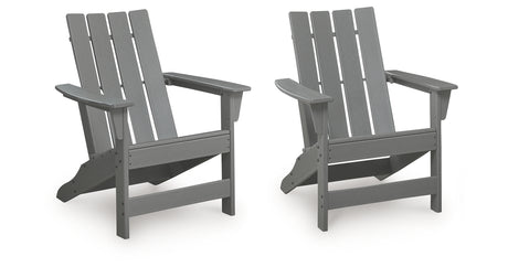 Cove Beach 2 Adirondack Chairs in Gray from Ashley - Luna Furniture