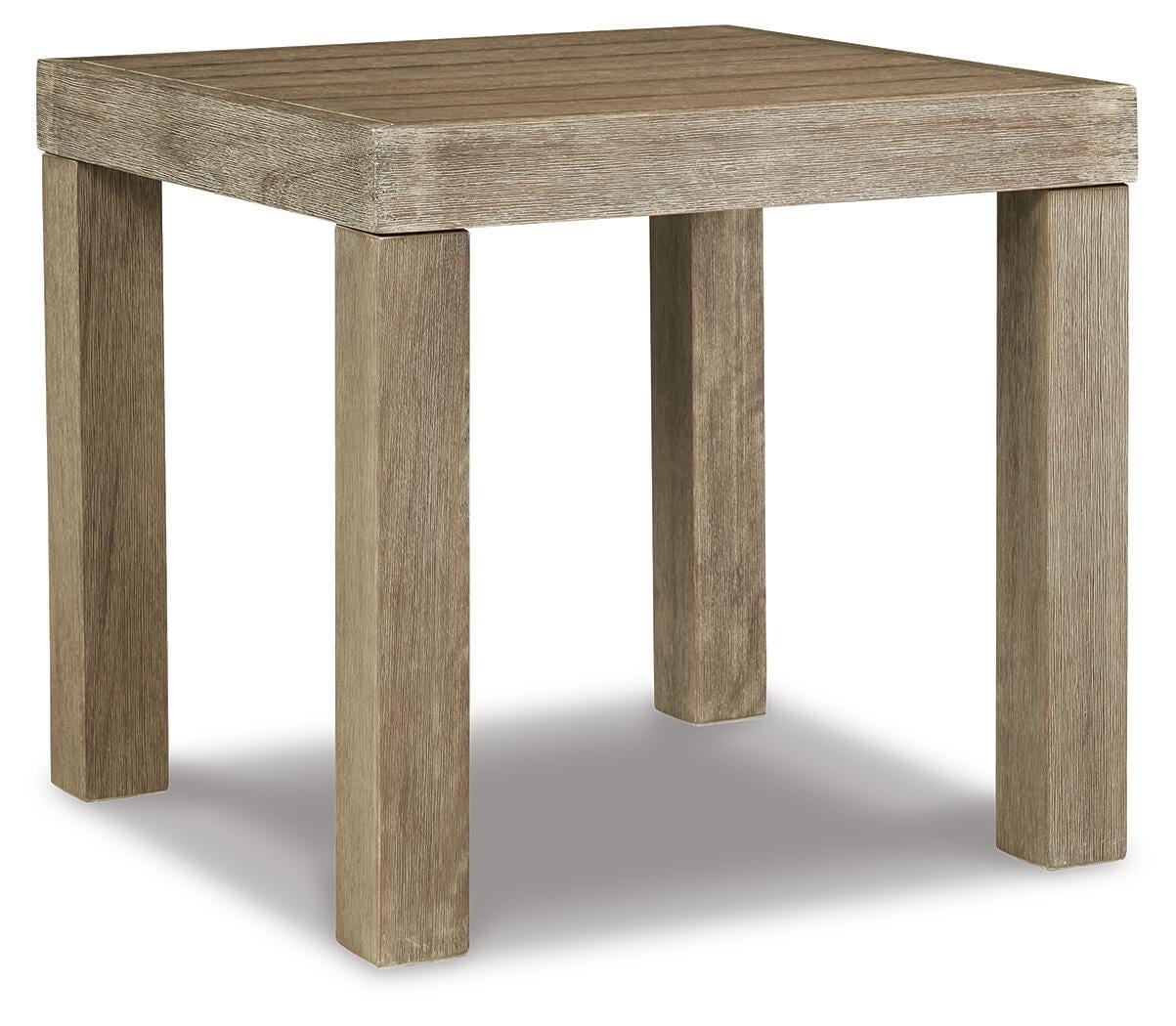 Silo Point Brown Outdoor End Table from Ashley Furniture - Luna Furniture