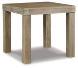 Silo Point Brown Outdoor End Table from Ashley Furniture - Luna Furniture