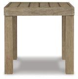 Silo Point Brown Outdoor End Table from Ashley Furniture - Luna Furniture