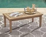 Gerianne Grayish Brown Coffee Table from Ashley Furniture - Luna Furniture