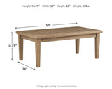 Gerianne Grayish Brown Coffee Table from Ashley Furniture - Luna Furniture