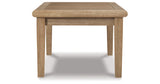Clare View Outdoor Sofa with Coffee Table in Beige from Ashley Furniture - Luna Furniture