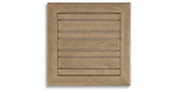 Gerianne Outdoor Coffee Table with 2 End Tables in Grayish Brown from Ashley Furniture - Luna Furniture