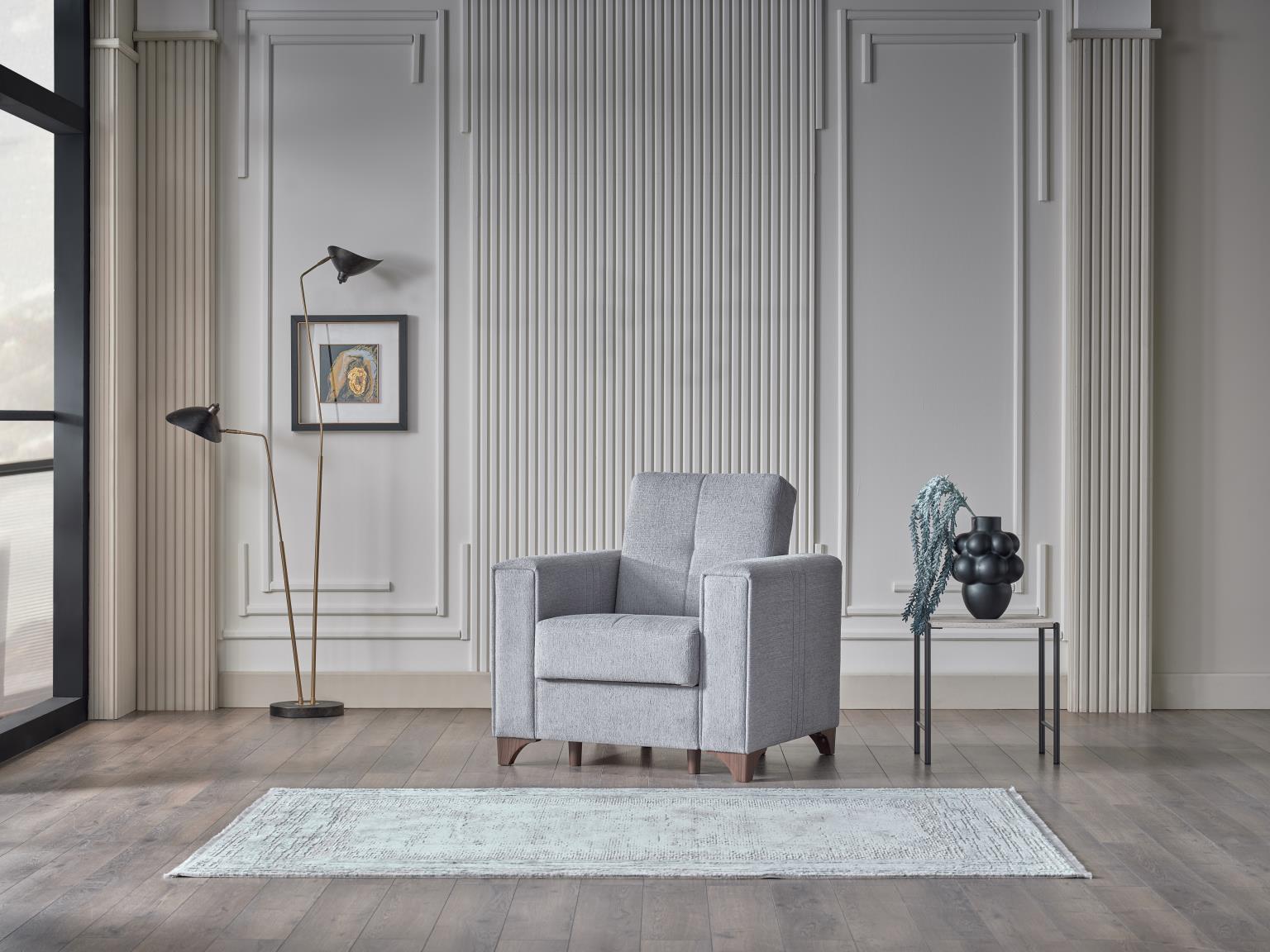 Parma Niva Gray Living Room Set from Bellona - Luna Furniture