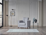 Parma Niva Gray Loveseat from Bellona - Luna Furniture