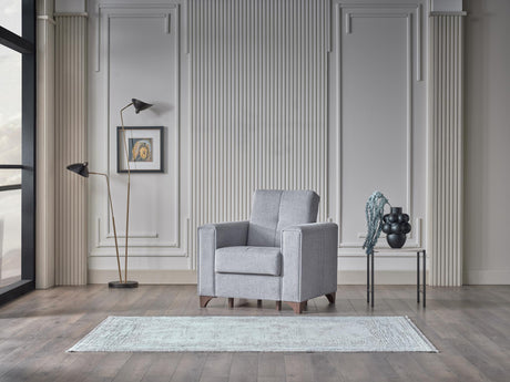Parma Niva Gray Loveseat from Bellona - Luna Furniture