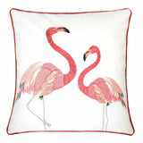 Lina Ivory/Pink Accent Pillow from Furniture of America - Luna Furniture