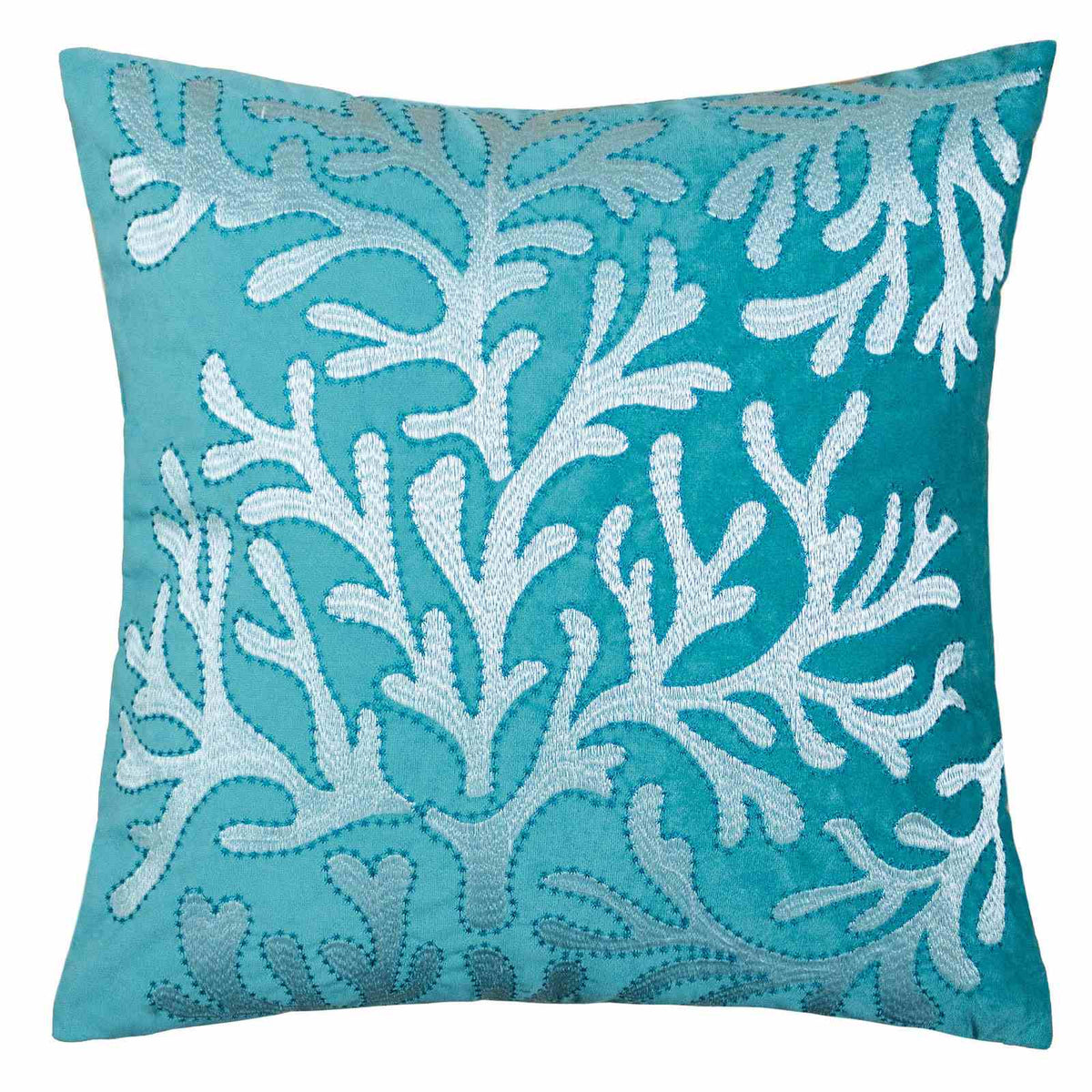 June Teal Accent Pillow from Furniture of America - Luna Furniture